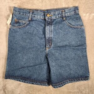 Vintage Hunt Club Jean Shorts Womens Size 14 31X7 Blue Denim Relaxed Fit Comfort